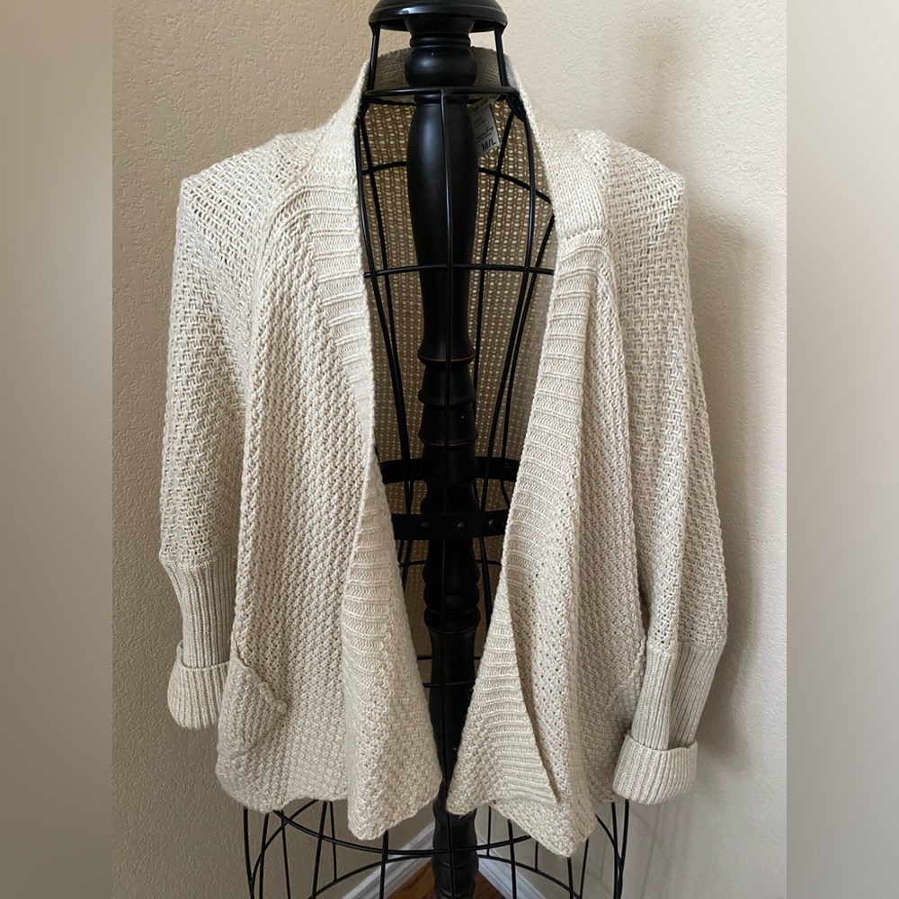 American Rag Cream Cardigan Size M/L